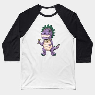 Mardi Grawr Dinosaur Baseball T-Shirt